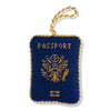 Needlepoint Passport Ornament