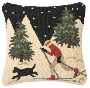 Night Skiing Pillow