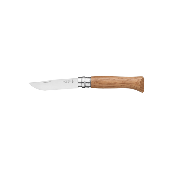 No. 8 Stainless Wood Folding Knife