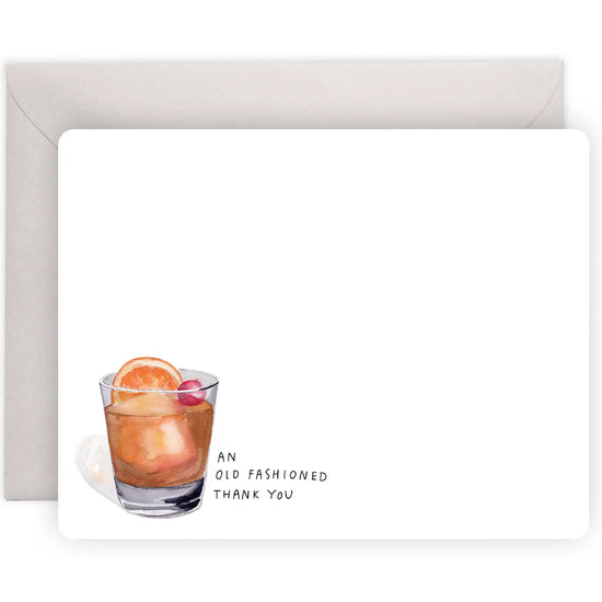 Old Fashioned Thank You Flat Note Set