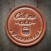 Old Fashioned Leather Coaster