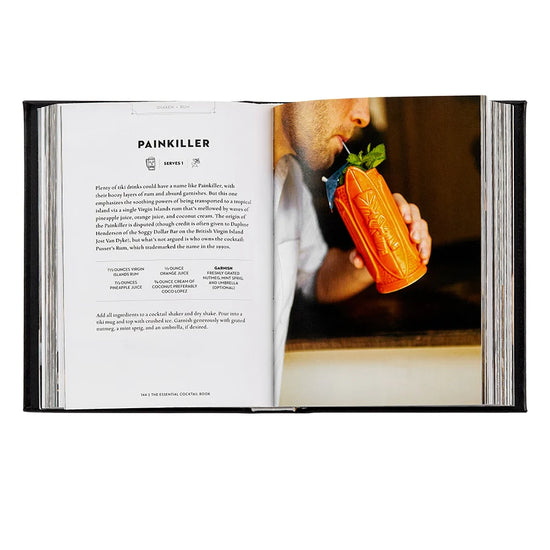 The Essential Cocktail Book, Black Leather