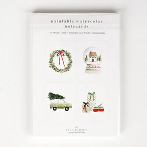 Christmas Cheer Paintable Card Set