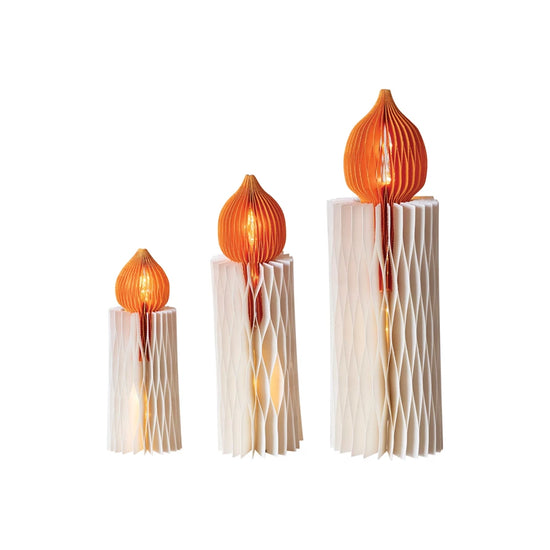 Folding Honeycomb Candles Set