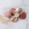 Round Velvet Jewelry Box