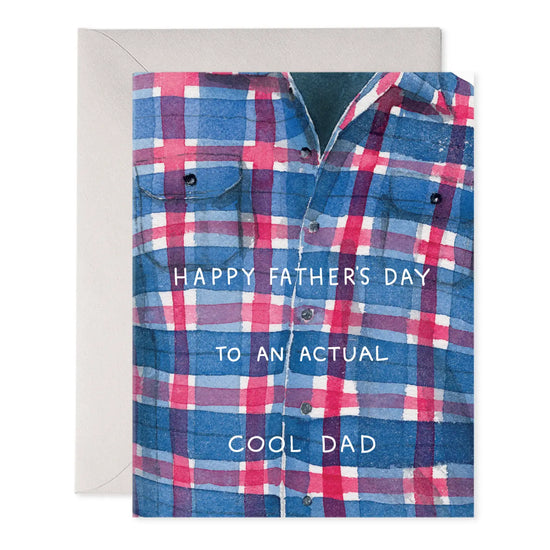 Plaid Dad Card