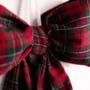 Med Red/Grn Plaid Bow