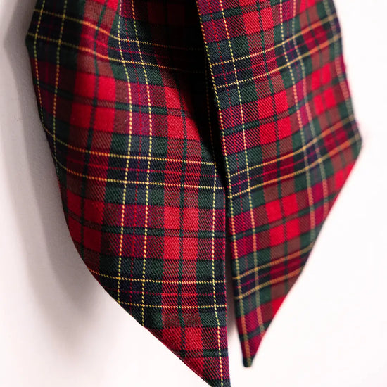 Med Red/Grn Plaid Bow