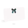 Plaid Bow Holiday Little Notes