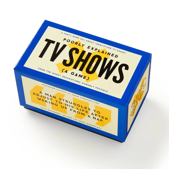 Poorly Explained TV Shows Game