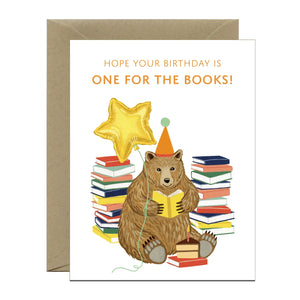 One for the Books Birthday Card