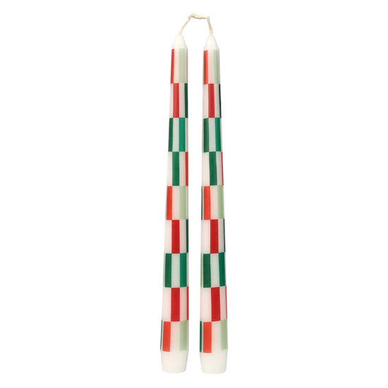 Red & Green Advent Candles