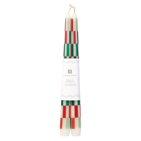 Red & Green Advent Candles