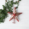 Red Outline Star Topper