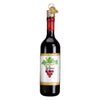 Red Wine Bottle Ornament