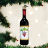 Red Wine Bottle Ornament