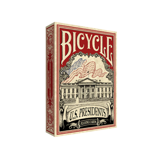 Red Presidents Playing Cards