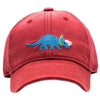 Kids Red Triceratops Hat