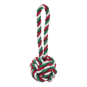 Red & Green Knot Rope Toy