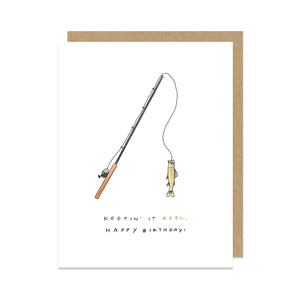 Keeping' It Reel Birthday Card