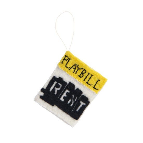 Rent Musical Playbill Ornament
