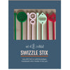 Retro Ornament Swizzle Stix