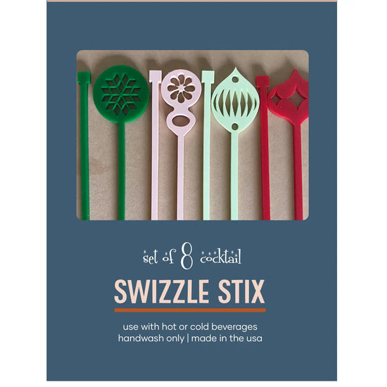 Retro Ornament Swizzle Stix