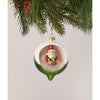 Retro Santa Ornament