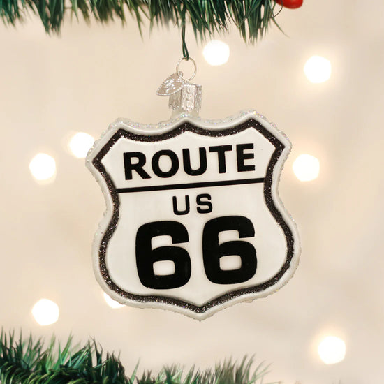 Route 66 Sign Ornament