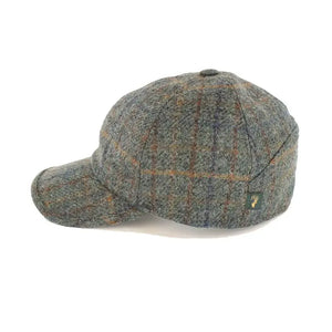 Sage Green Plaid Baseball Cap