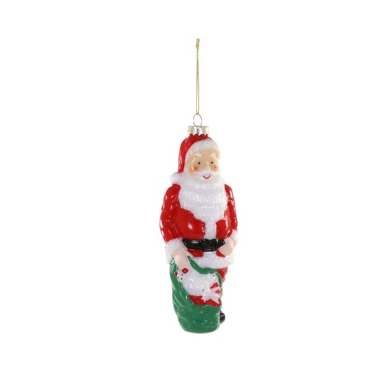 Santa Blow Mold Ornament