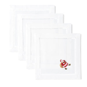 Santa Cocktail Napkin Set