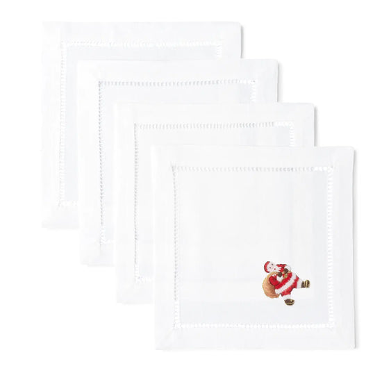 Santa Cocktail Napkin Set