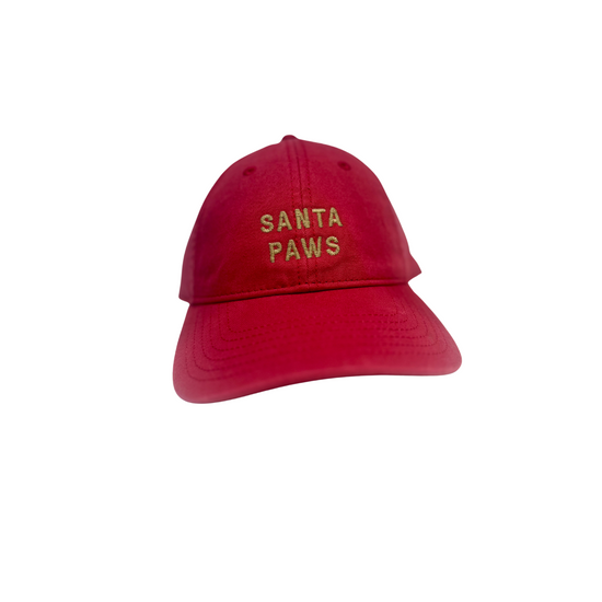 Red Santa Paws Hat