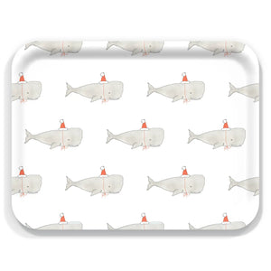 Santa Whale Tray