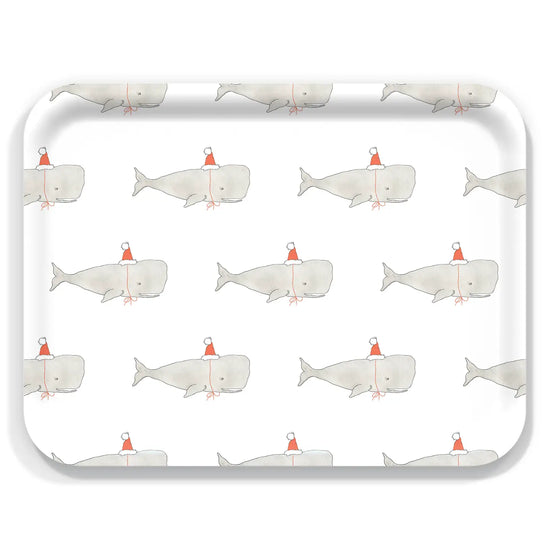 Santa Whale Tray