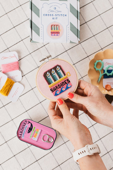 Sardines Cross Stitch Kit