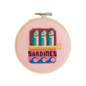 Sardines Cross Stitch Kit