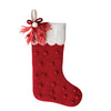 Wool Scalloped Cuff Stocking