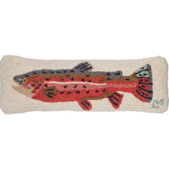 Bright Trout Lumbar Pillow