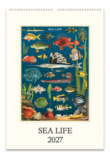 2027 Sea Life Wall Calendar