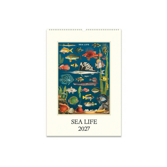 2027 Sea Life Wall Calendar