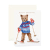 Ski Bear Card