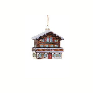 Ski Chalet Ornament