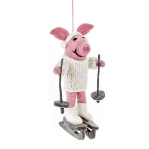 Alpine Swine Ornament