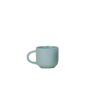 Light blue mug on a white background