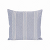 Sky Blue + Ivory Stripe Cover Pillow