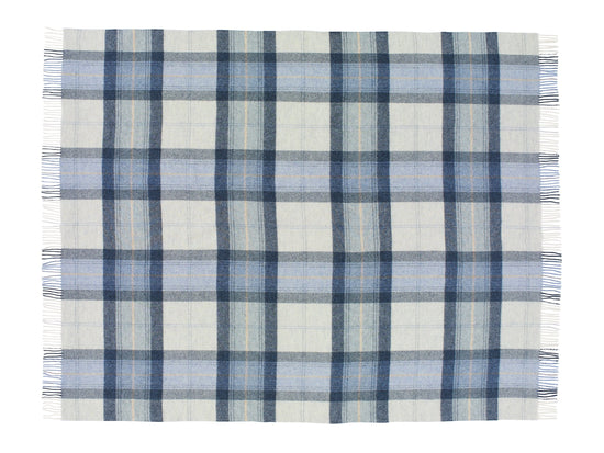 Skye Wool Throw | Blue
