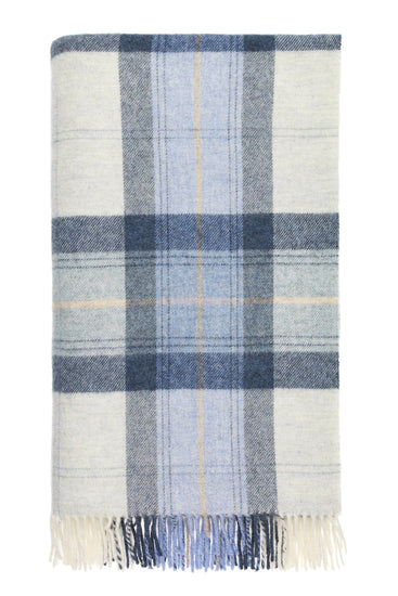 Skye Wool Throw | Blue