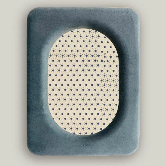 Slate Blue Velvet Picture Frame